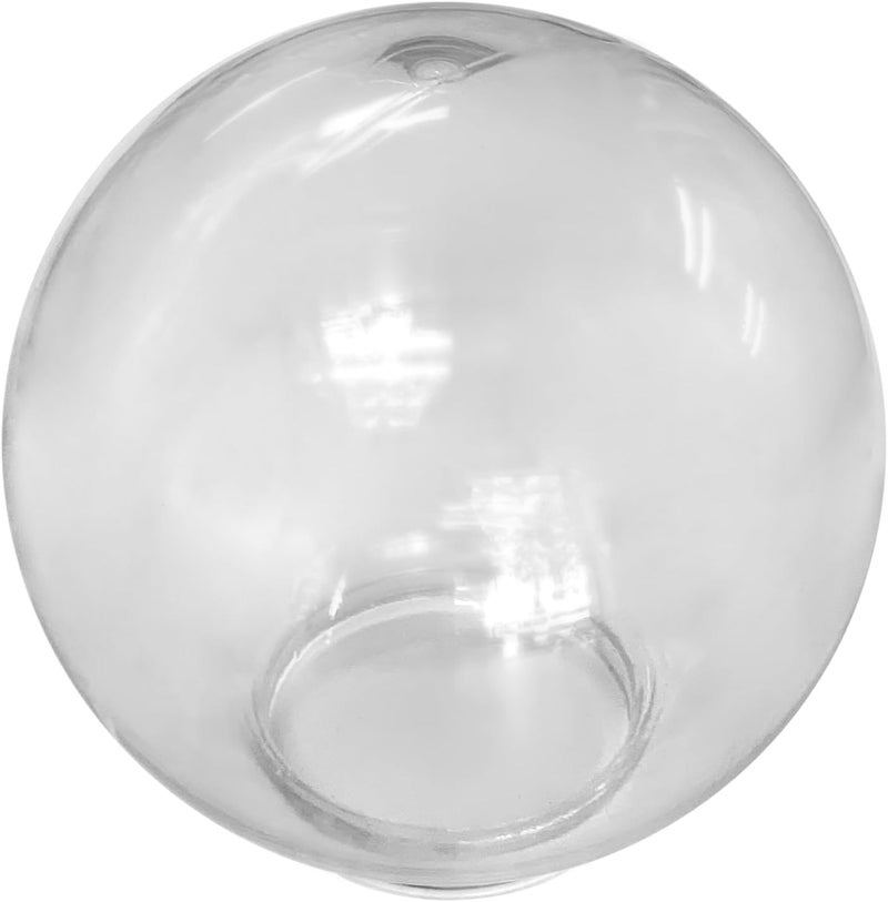 BEAM Lighting Plastics Your Diffuser Source Beam Lighting 6-inch Clear Acrylic Replacement Globe - Cover for Ceiling, Wall Fixtures, Lamp Posts, or Streetlights - Image 3